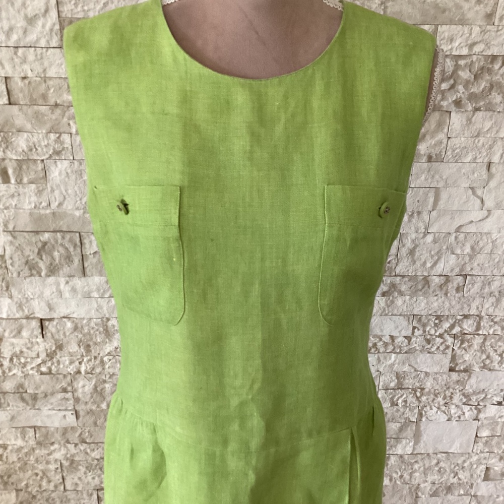 Chanel Vintage Linen Dress - Picture 4 of 12